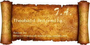 Theobald Antonella névjegykártya